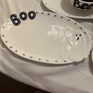 Potter’s Studio 2 Halloween Platters plus Cake Plate